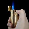 Cigar Torch Lighter with Punch Butane Refillable Lighters 2 Jet