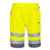 Portwest E043 Hi-Vis Summer Polycotton Shorts Yellow/Gray, Small