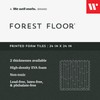 Forest Floor 3/8 Inch Thick Printed Foam Tiles, Premium Wood