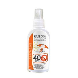 Safe Sea Anti-jellyfish Sting Protective Lotion - Sunscreen - Sunblock - Sea Lice - Jelly Fish (SPF40, 120ml Bottle), SPF40, 120ml Bottle