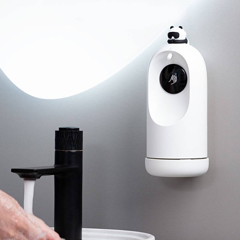 Automatic Liquid Soap Dispenser 300ml Wall Mounted Cute Touchless Hand