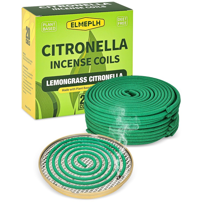 Citronella Incense Coil Outdoor - Each Burns for 8 Hours