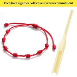 KIBBEH Cord Knotting Tool for Rosary,Double Headed Rosary Making Supplies,Rosary Making Kit,Cord Knot Tying Tool for Beads for Rosary Making