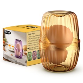 FFNIXOO Hard Boiled Egg Peeler Upgraded | Peel 1-2 Eggs in 1 Go | Make Deviled Eggs Easier (Purple)