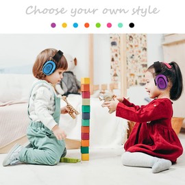 GREEN DEVIL Kids Hearing Protection Ear muffs 27dB Noise Cancelling For Age 1-16 Low Profile Autism Sensory Headphones