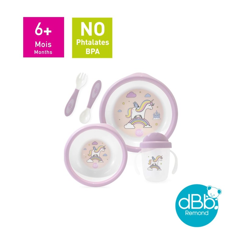 dBb Remond Purple Unicorn Lunch Box