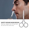 AsonTao Small Round Tip Nose Hair Scissors, Professional Grooming Scissors