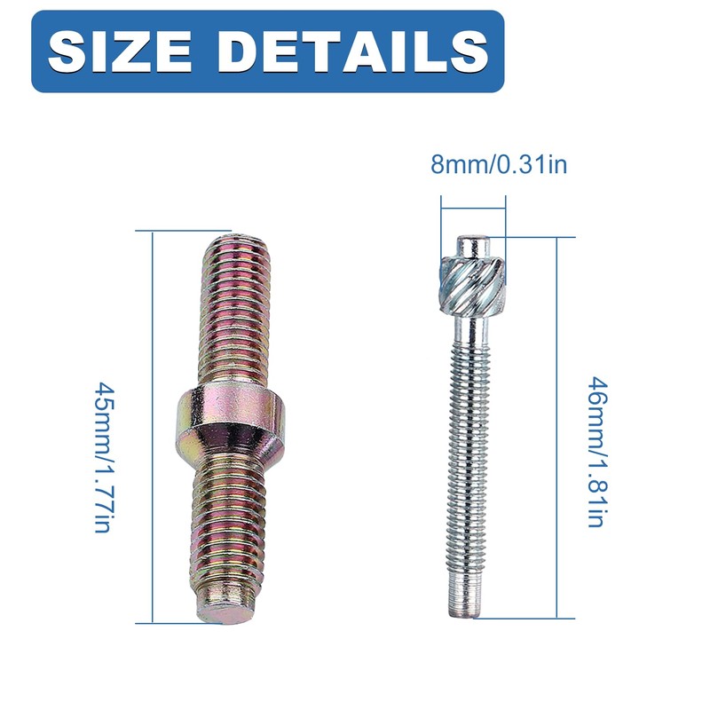 AUMEL Chain Adjuster Tensioner Bar Stud Nut Kit for Stihl