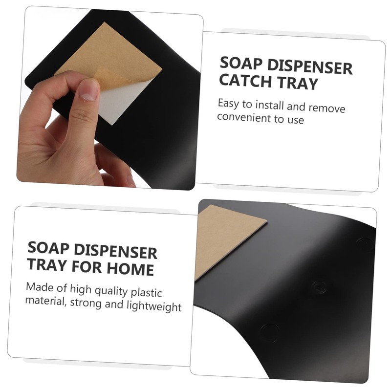 Garneck 1 x Practical Soap Dispenser Drip Tray Made of