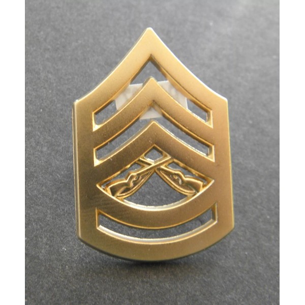 Marine Corps Marines E-7 Gunnery Sergeant Rank Lapel Pin 1.3