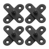 sourcing map 4Pcs 360 Degree Rotating Pivot Hinges, 57 x