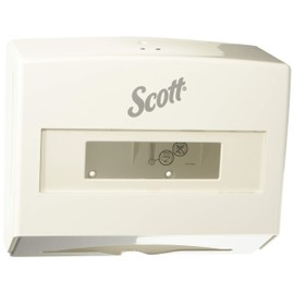 Scott Scottfold Compact Paper Towel Dispenser (09214), Small Towel Dispenser, White