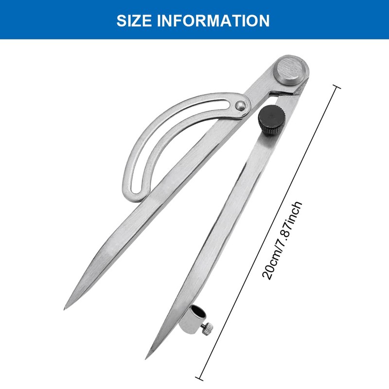 Scriber Compass 200 mm / 8 Inch Large Pencil Marking
