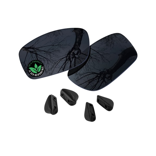 Raydi Polycarbonate Replacement Lenses & Nosepads for Oakley Fives Squared