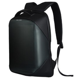 Crelander LED Laptop Backpack, Programmable Travel Backpack For Men And Women - Color: Black