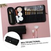 STOBAZA Travel Makeup Brush Storage Bag Waterproof Portable Cosmetic Pouch
