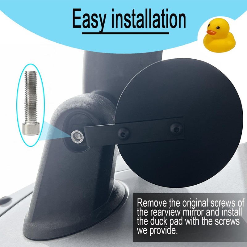 Duck Landing Pad for Jeep,Side Mirror Duck Holder Compatible with