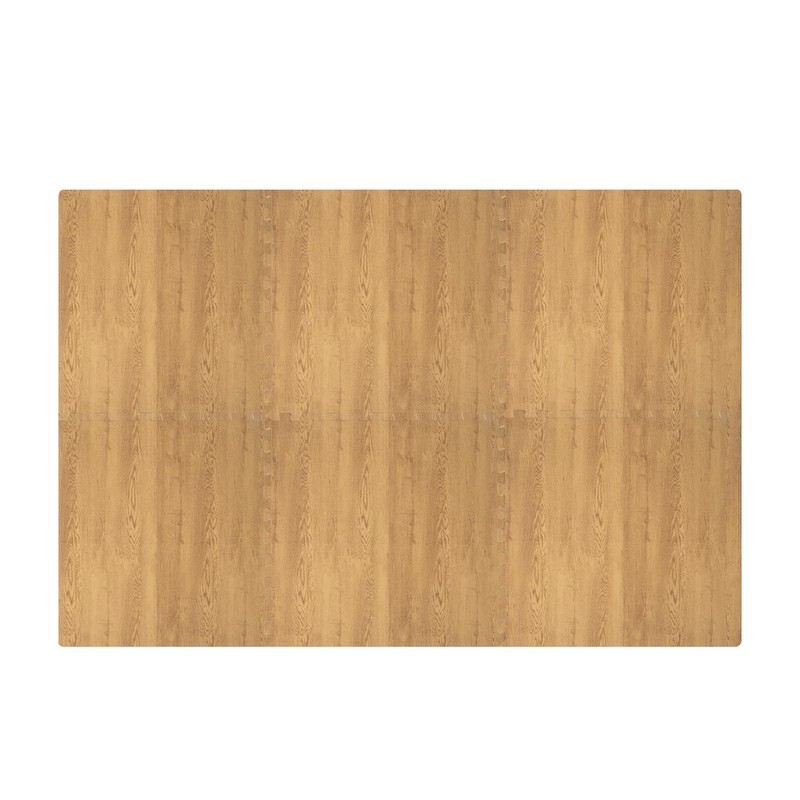 Forest Floor Farmhouse 5/8 Inch Thick Printed Foam Tiles, Premium