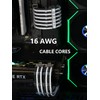Sirlyr PSU Cable Extension,Customed Pre-Bend PC Power Supply Cable,1x 24
