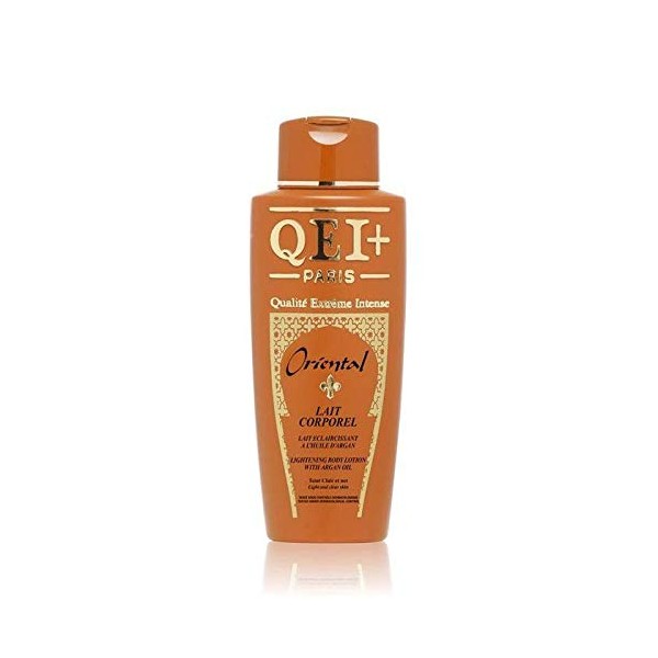 Qei+ Oriental ((Lait Corporel) with Argan Oil) Toning Body Milk (Brown)