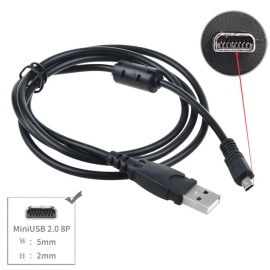 ABLEGRID USB Data SYNC Cable Cord Lead for Olympus camera FE-20 FE-48 X-43 X-44 X-15 C-15