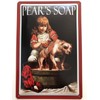 Tin Sign 20 x 30 cm Curved Pears Soap Tub