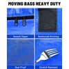 Neverwhy 6 Pack Large Moving Bags with Reinforced Handles &