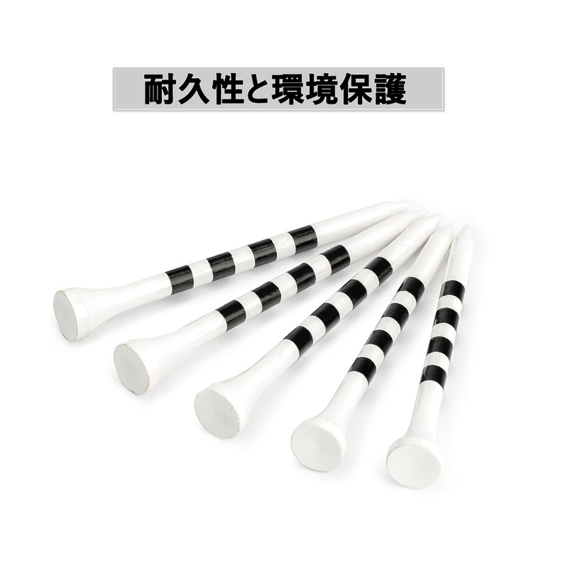 MAZEL Golf Tees Wood Tees Long Tees 70mm/83mm (Pack of