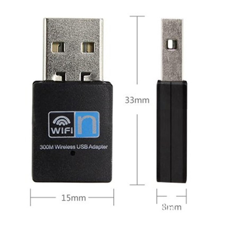 WANGCL USB WiFi Adapter USB WiFi for PC 300 Mbps