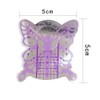 UKCOCO Purple Butterfly Nail Foam 500pcs Nail Guide Foam Roll