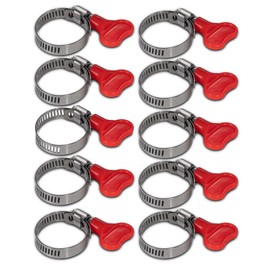 BVV American Type Hose Clamp with Red Butterfly Key - Large