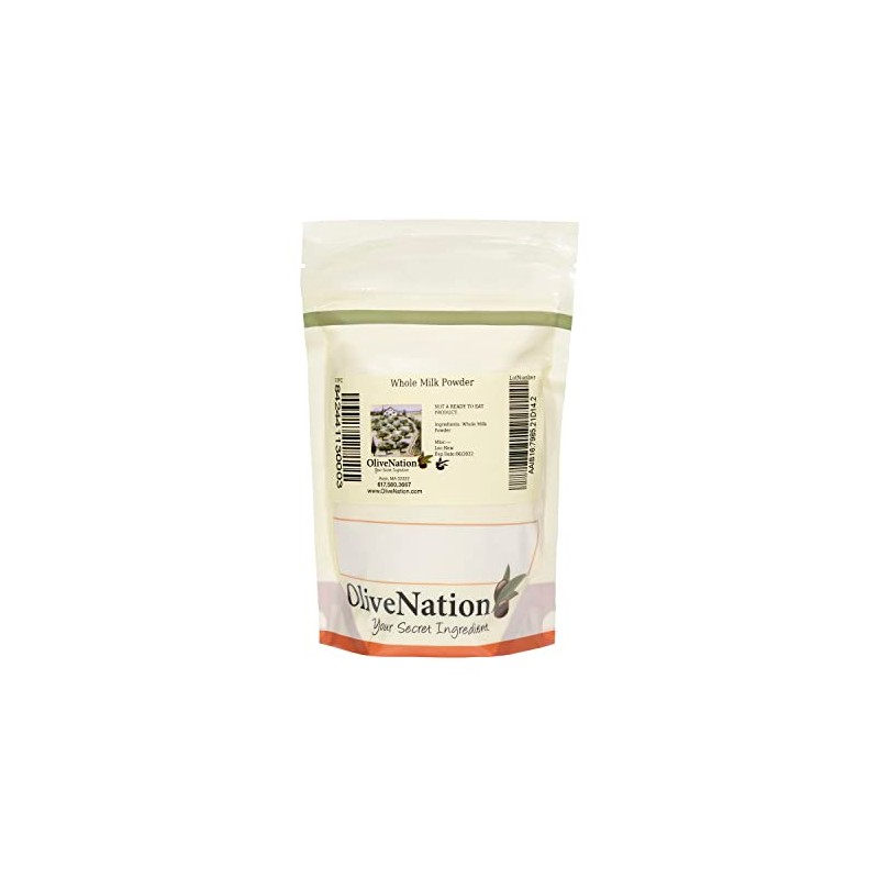 OliveNation Dry Whole Milk Powder for Baking & Confectionery, 26%