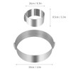 WIWAPLEX Anillo para tartas de 15,2 cm a 30,4 cm,
