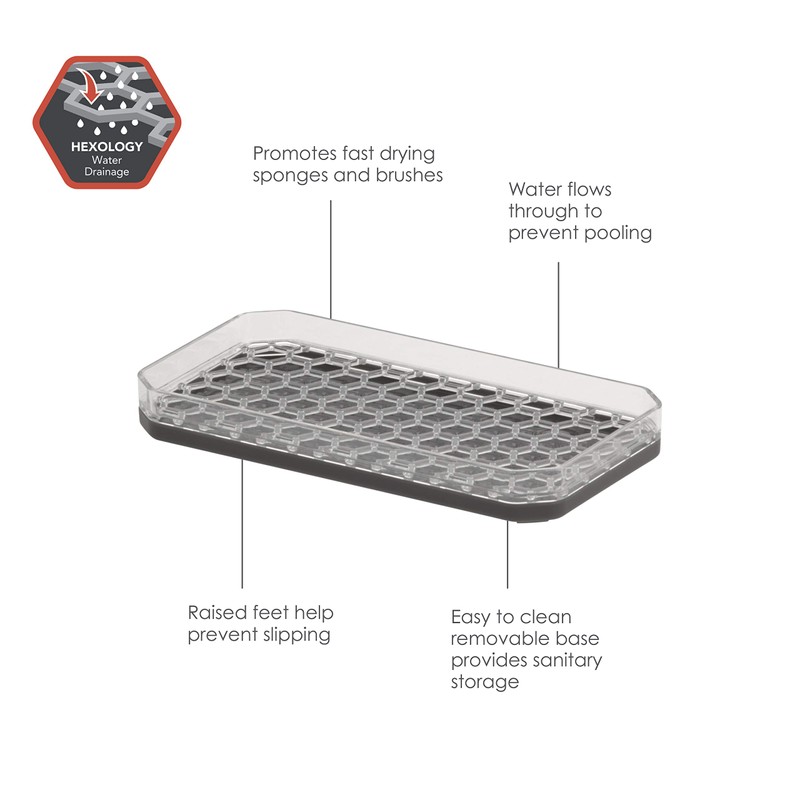Spectrum Diversified Easy-Clean Holder with Removable Base, Modern Kitchen &