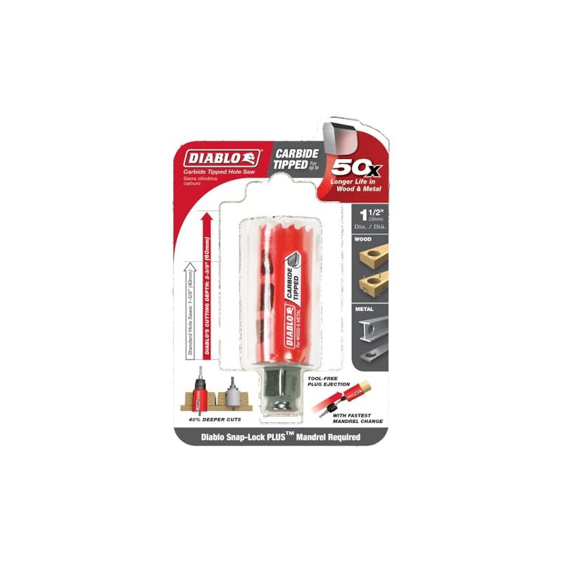 Freud 1-1/2 (38MM) Carbide GP HOLESAW