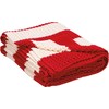 Primitives by Kathy Throw Blanket - Red & White Striped