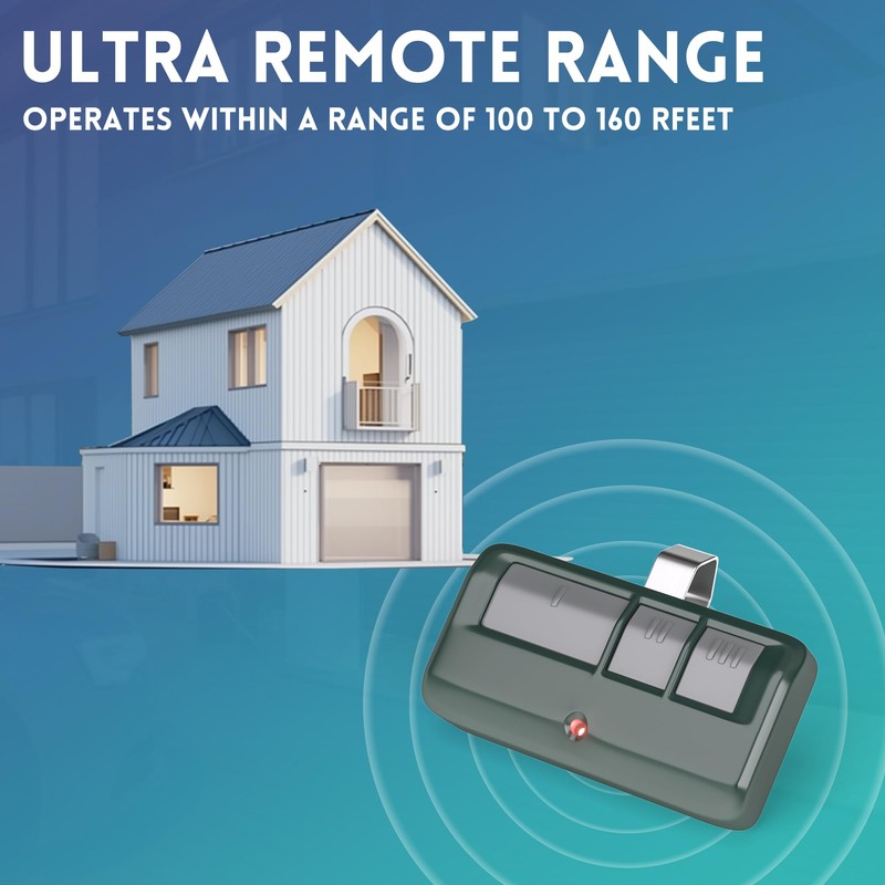 2 for Chamberlain LiftMaster Craftsman Garage Door Opener Remote 893LM