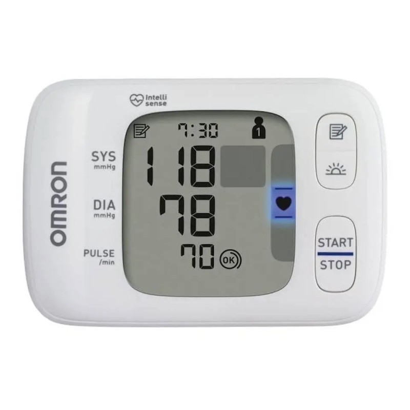 OMRON- Baumanómetro Digital de Muñeca con alta precisión de mediciones,