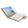 Tablet Cover Set with White Bluetooth Keyboard Protective Case Holder
