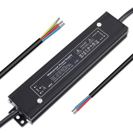 YAYZA! LED Transformer 12 V 60 W, IP67 LED Power Supply 230 V to 12 V 5 A LED Driver DC Low Voltage LED Transformer Constant Voltage LED Driver for G4 MR16 MR11 LED Strip