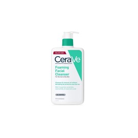 CeraVe Foaming Facial Cleanser Daily Face Wash for Oily Skin Hyaluronic Acid