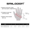 Smilodon Workout Gloves Men Women Fingerless Leather Weight Lifting Gloves