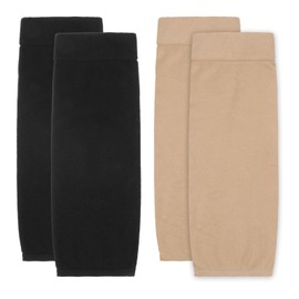 Aeaocvo 2 Pairs Tattoo Sleeve Cover Forearm Tattoo Cover up Forearm Compression Protective Sleeve Arm Sleeves for Women Men