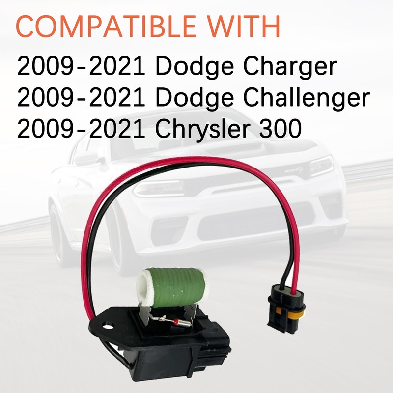 TOJIO 68050128AA HVAC Blower Motor Resistor Fit for Dodge Charger