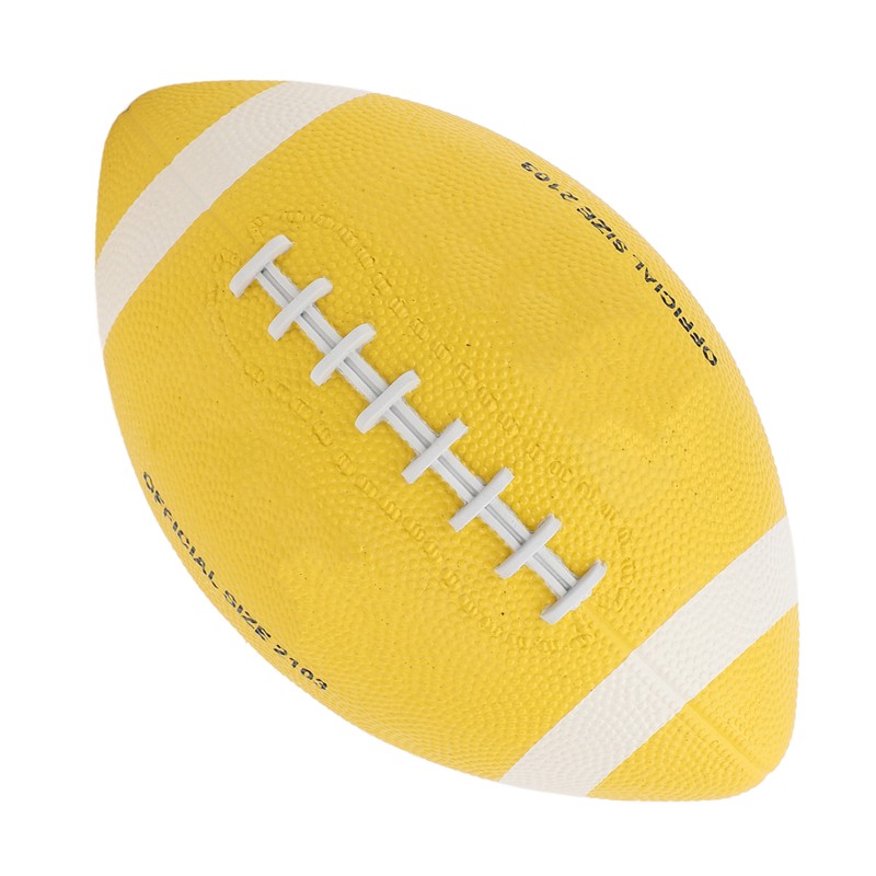 Rugby Ball Professional Size 3 Rubber Lightweight Portable High Elasticity
