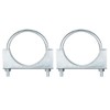 sourcing map sourcing map Muffler U-Bolt Clamps for 89mm(3-1/2") Diameter