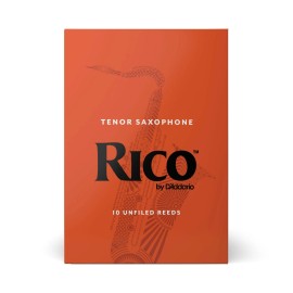 Rico 10 Pack Rico Tenor Saxophone Reeds # 3.5 Strength 3 1/2 RKA1035
