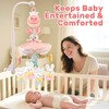 Aimafun Baby Crib Mobile for Girls with Music, Lights &