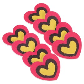 Ipetboom 20pcs Heart-shaped Nail Cartoon Nail Art Files for Women Girls Manicure Sanding Tools Polishing Boards Perfect Present for Ladies