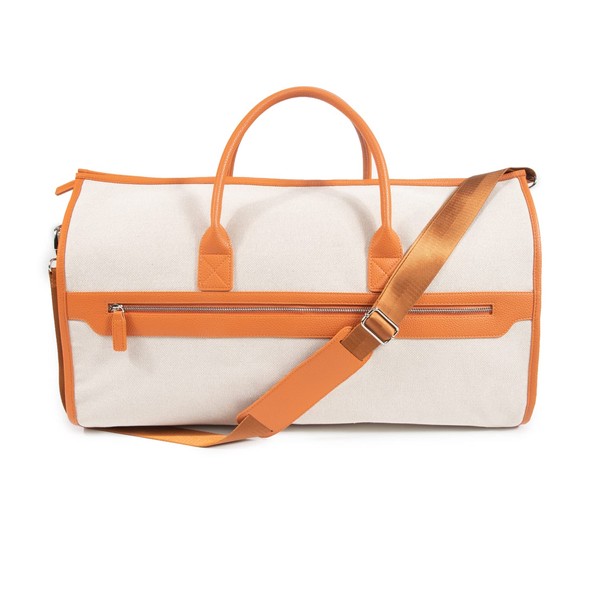 Capri 2 -n-1 Garment and Duffel Bag, Orange - Convertible,